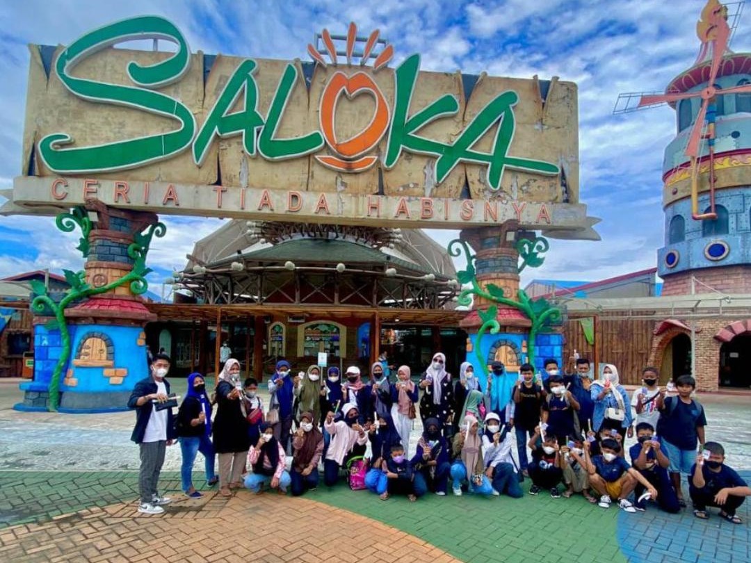 Keceriaan Wisata Edukasi di Saloka Theme Park